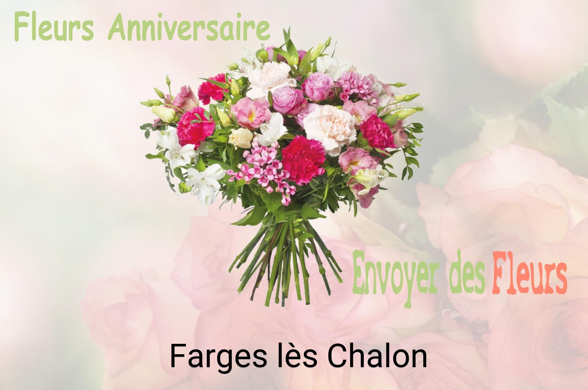 Bouquet de fleurs d’anniversaire livré à Farges-lès-Chalon