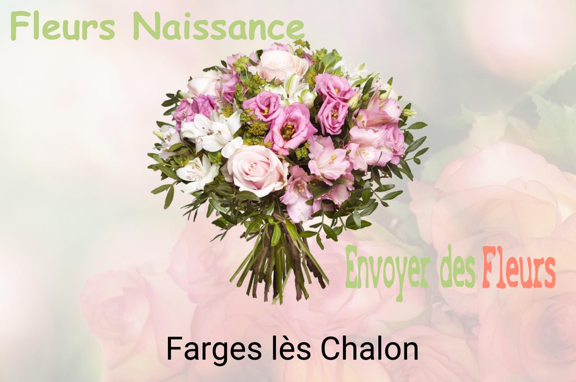 Bouquet de fleurs de naissance livré à Farges-lès-Chalon